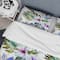 Designart 'Watercolor Hibiscus Patterns' Tropical Bedding Set - Duvet Cover & Shams